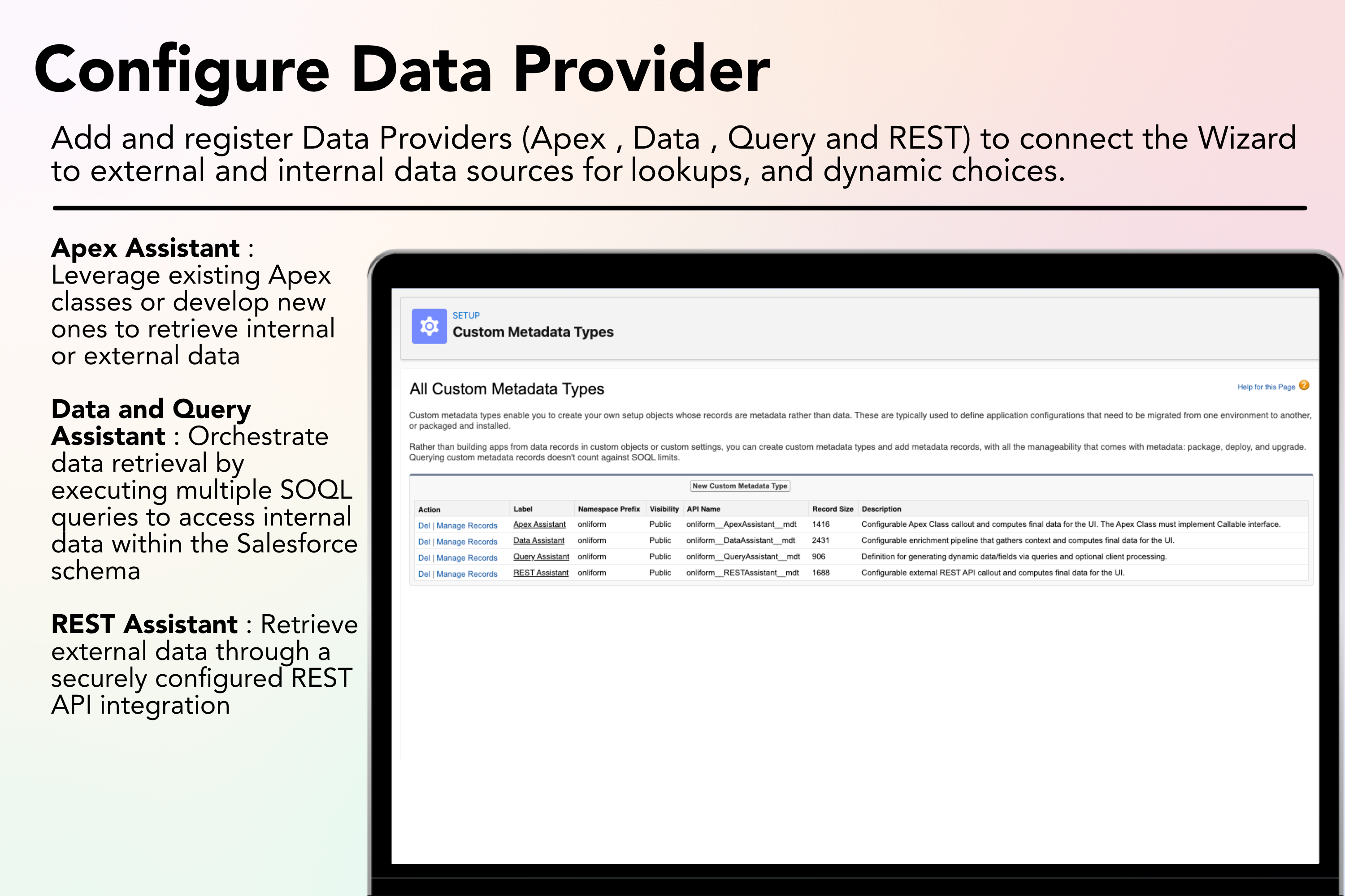 Data Provider Configuration